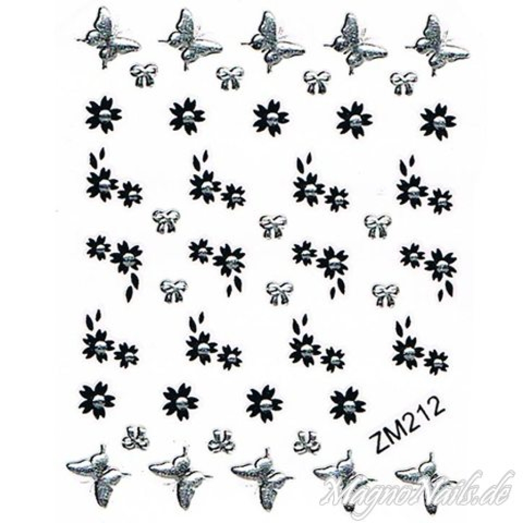 Nail Art 2D Sticker Nagelaufkleber Aufkleber Nageldesign Nägel selbstklebend