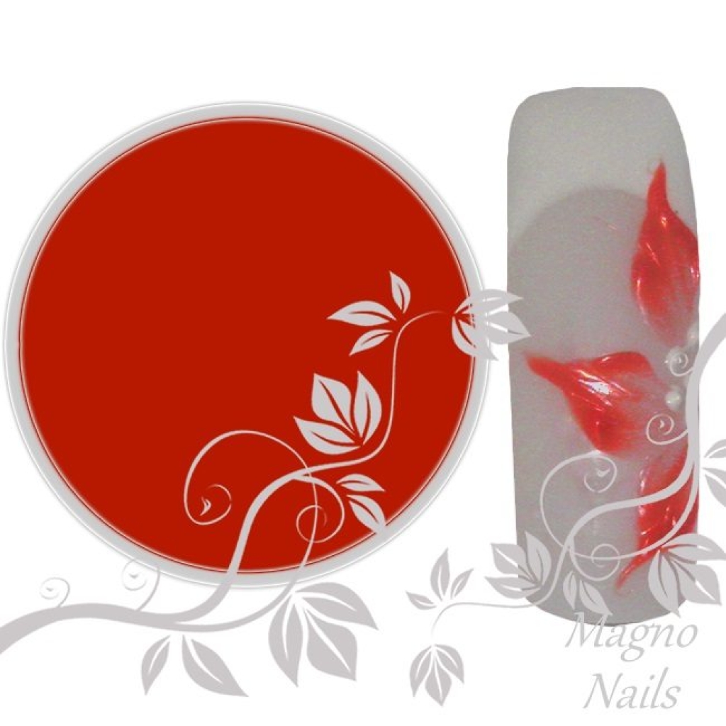 UV Gel - 408 - 3D Gel Red Nägel Nagelgel Dosen UV-Gel Color Gel Farbgel