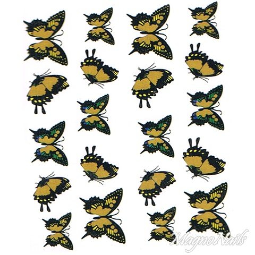 2D Nail Art One Stoke Sticker