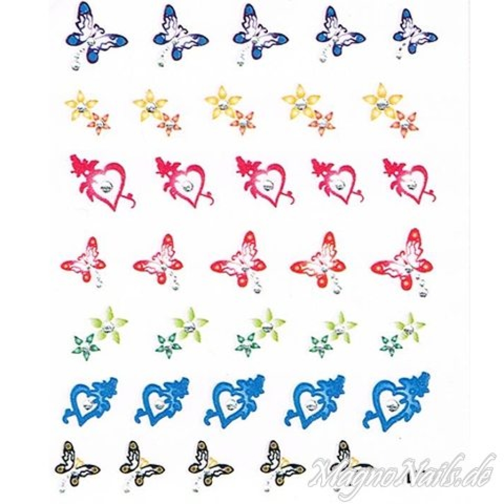 2D Nail Art Sticker