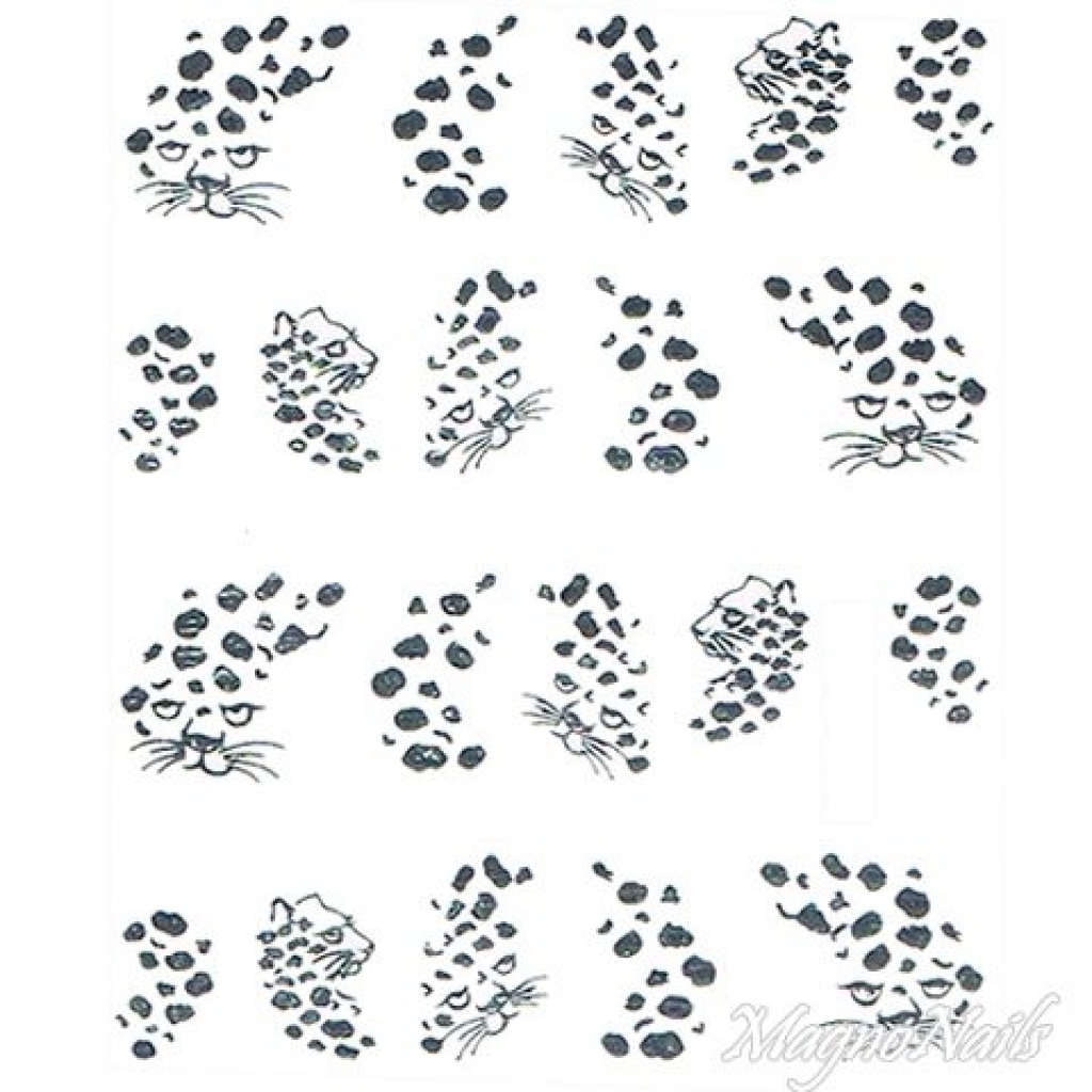 2D Nail Art One Stoke Sticker
