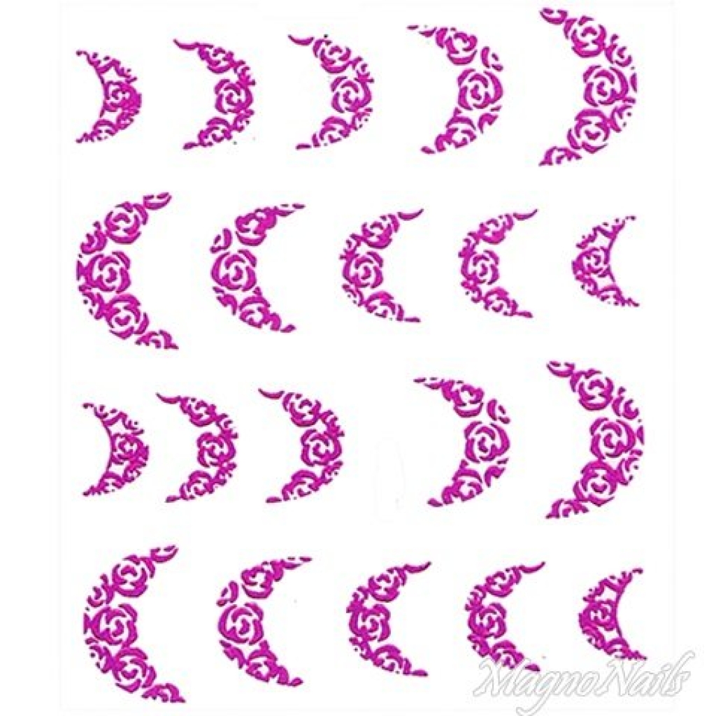 2D Nail Art One Stoke Sticker