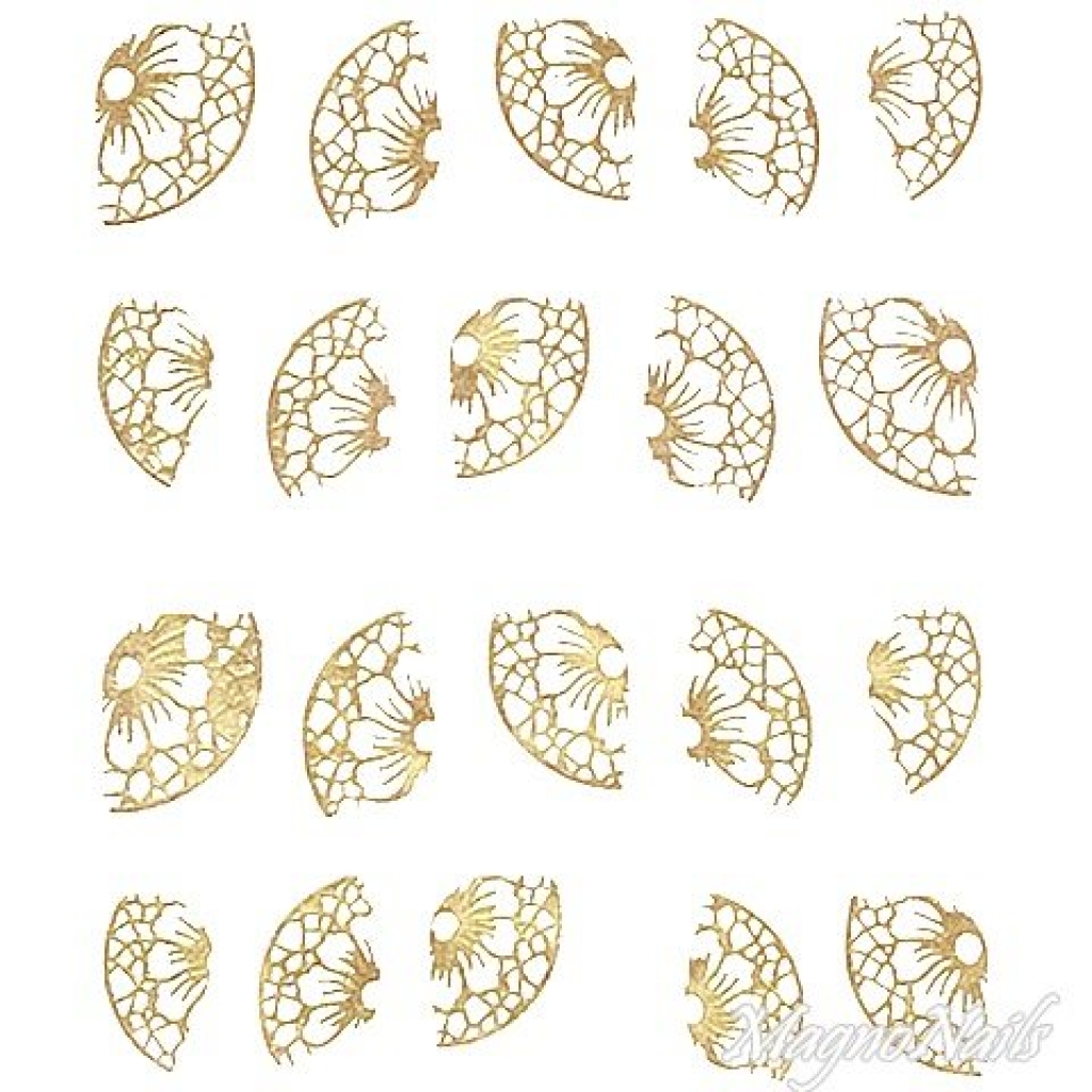 2D Nail Art One Stoke Sticker