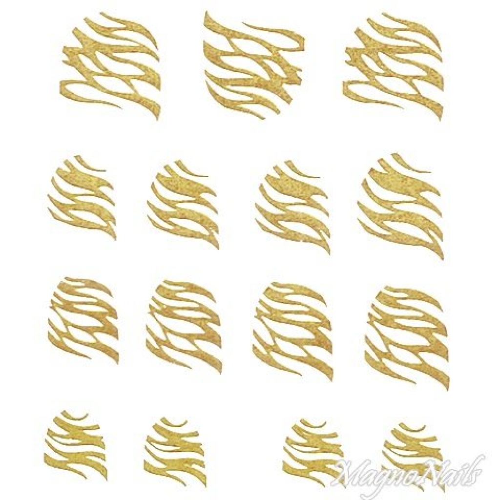 2D Nail Art One Stoke Sticker