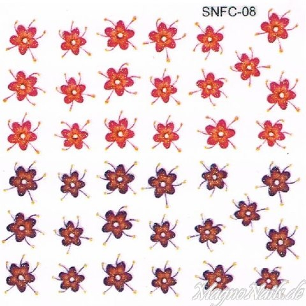 2D Nail Art Sticker