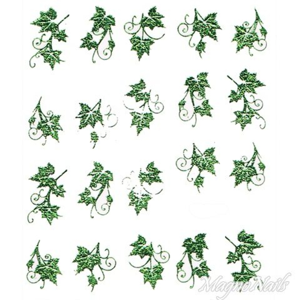 2D Nail Art One Stoke Sticker