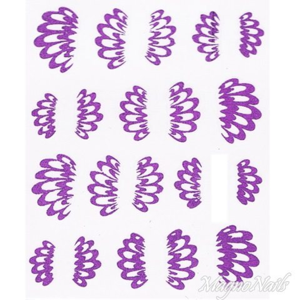 2D Nail Art One Stoke Sticker