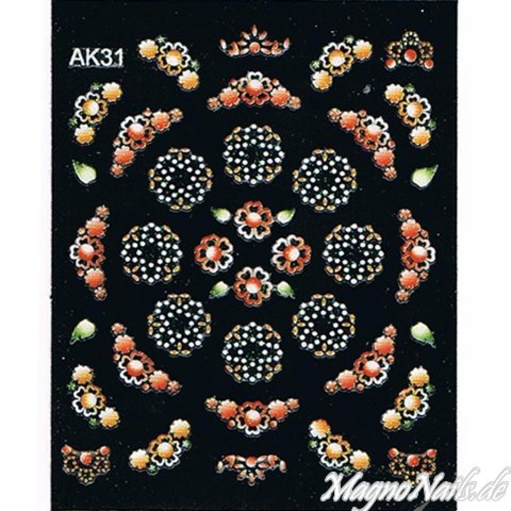 3D Nail Sticker Seblstklebende Aufkleber Nagelsticker Nagelaufkleber
