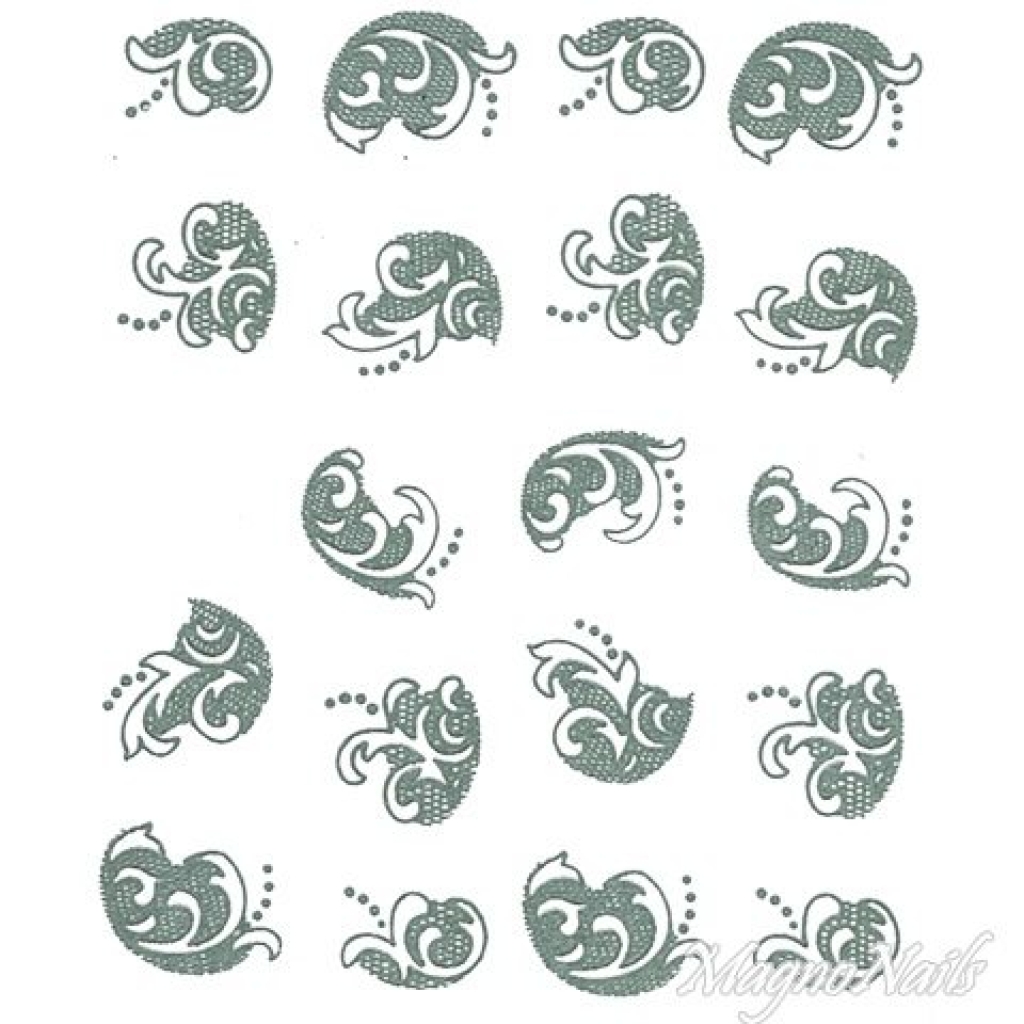 2D Nail Art One Stoke Sticker