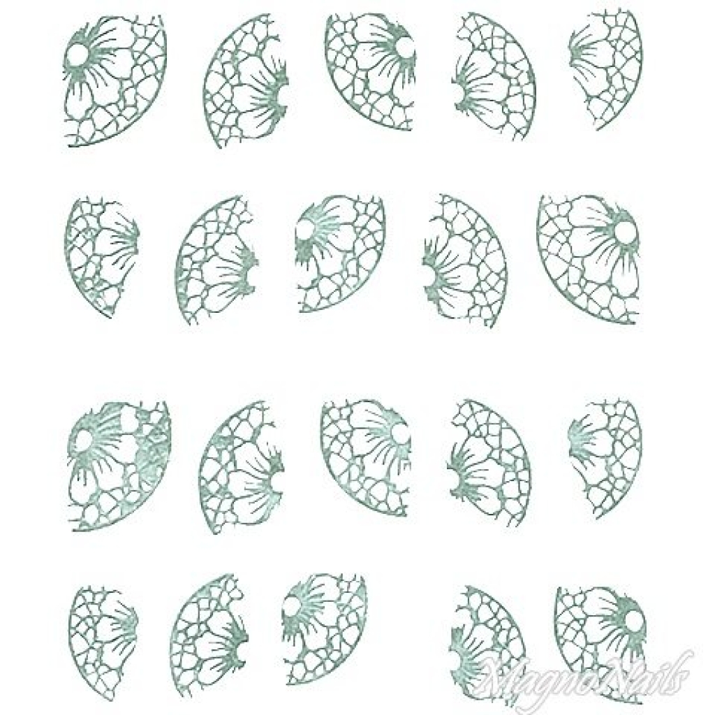 2D Nail Art One Stoke Sticker