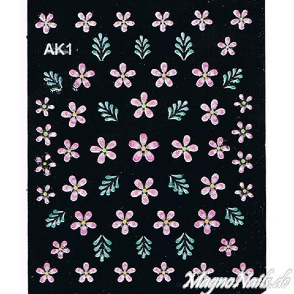 3D Nail StickerSeblstklebende Aufkleber Nagelsticker Nagelaufkleber