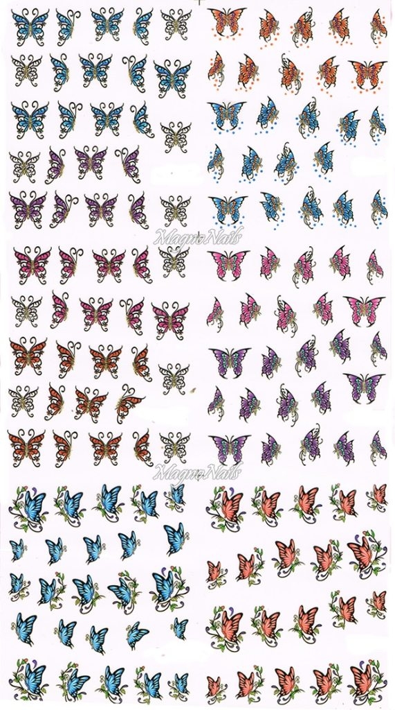 2D Nail Art Sticker