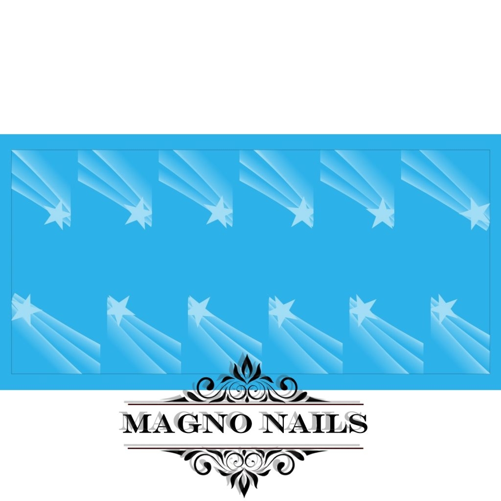 Nail Art Water Airbrush Sticker Wasser Tattos French Streifen Stern