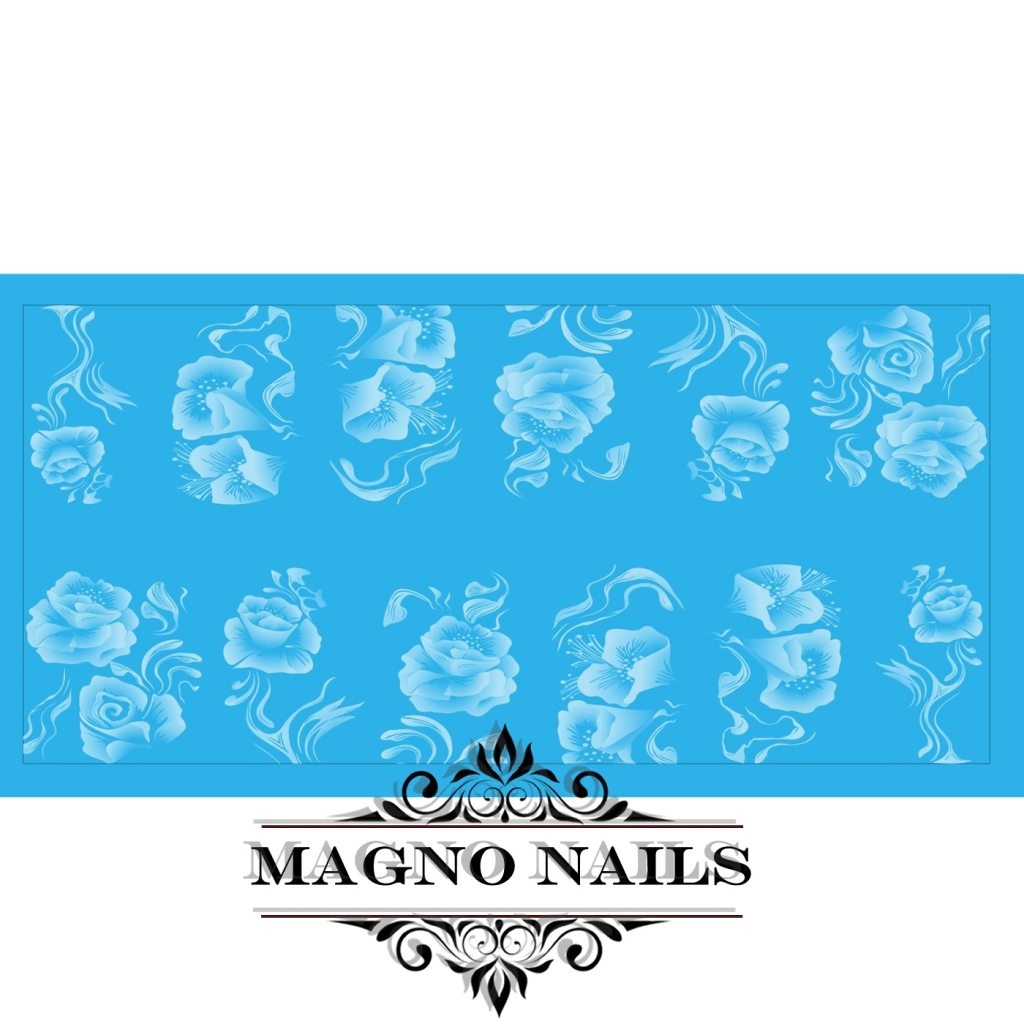 Nail Art Water Airbrush Sticker Wasser Tattos Blumen