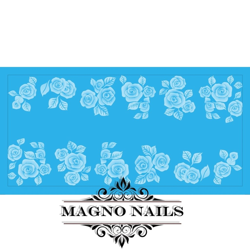 Nail Art Water Airbrush Sticker Wasser Tattos Blumen
