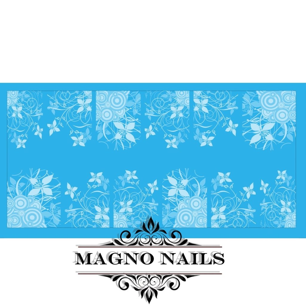 Nail Art Water Airbrush Sticker Wasser Tattos Blumen