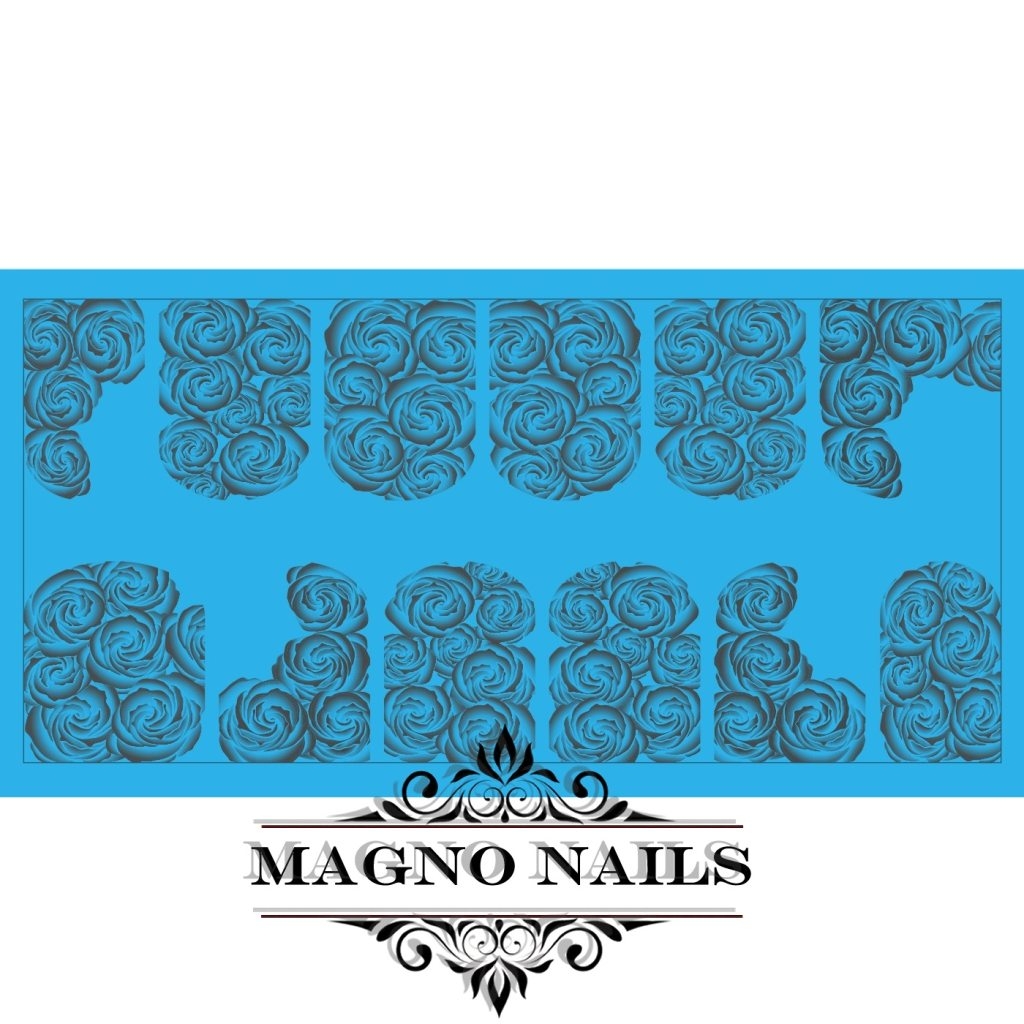 Nail Art Water Airbrush Sticker Nageltatto Nageldesign Wasser Tattos Aufkleber Nageldesign