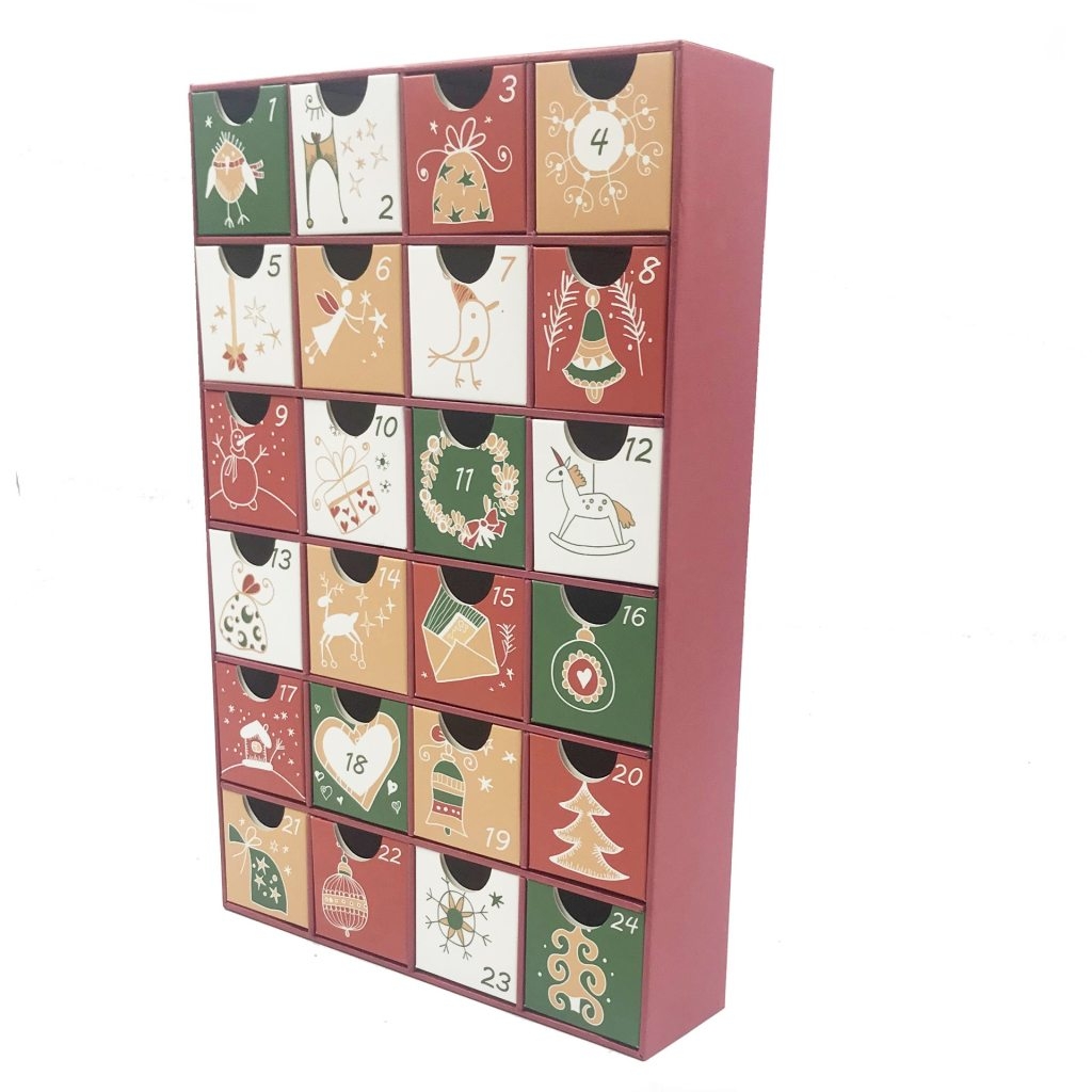 Adventskalender Weihnachtskalender Fächer günstig