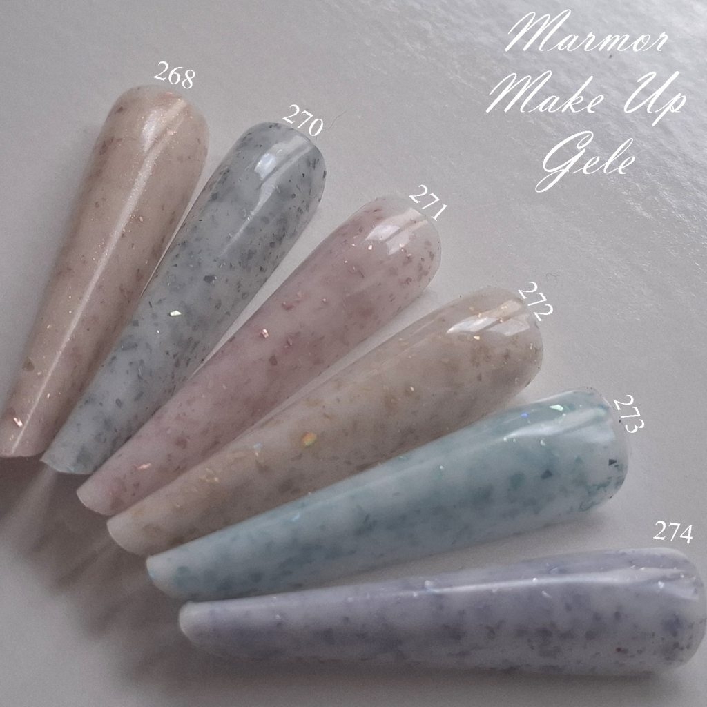 Marble Gel - Marmor Gel Flakes Cover Gel