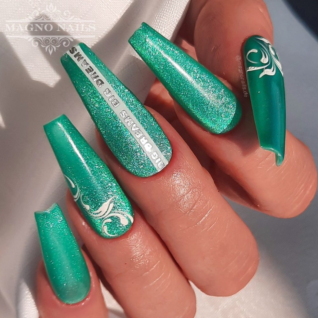 UV Gel - Platinium Cat Eye - African Jade