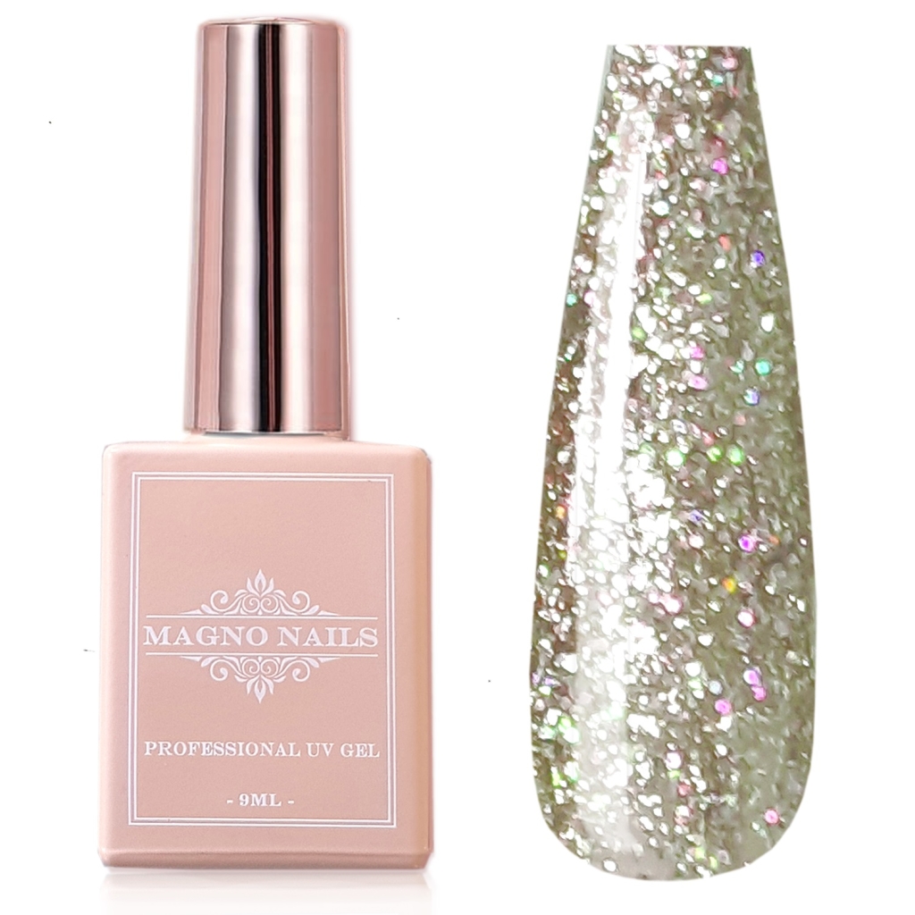 UV Gel - 4743 - Chrome Glam Gel - Glitter Dream