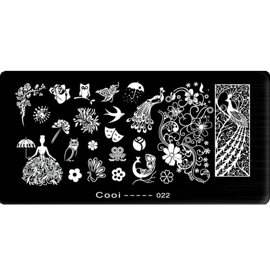 Stamping Schablone A01