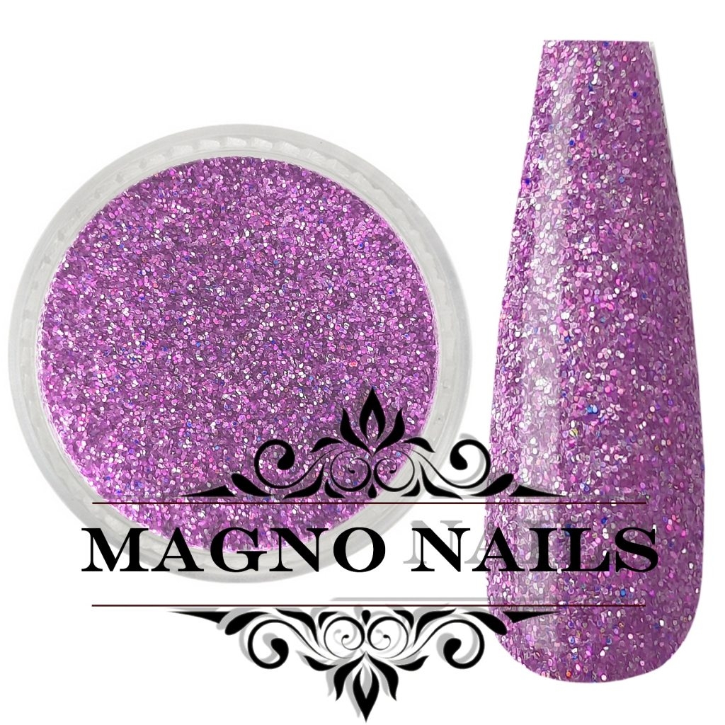 Nail Art Glitterpuder flieder hologramm fein Nägel Nails Nailart Nageldesign Nagel