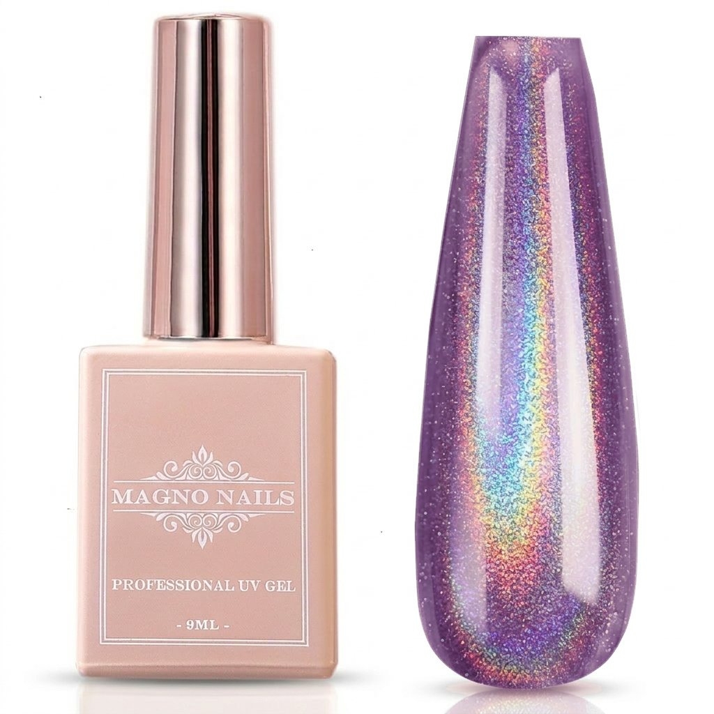 UV Gel - Holographic Cat Eye - 4503 - Unicorn Violet
