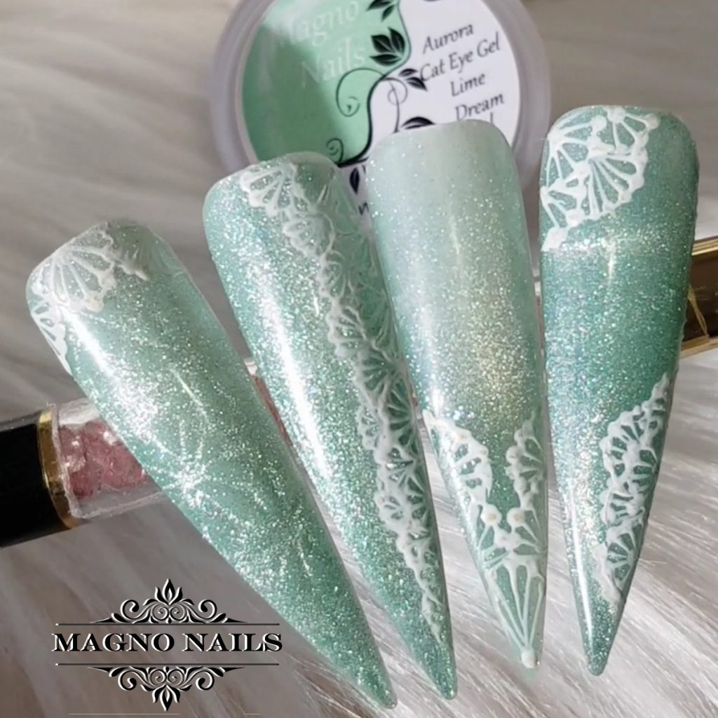 UV Gel - Aurora Cat Eye - Lime Dream