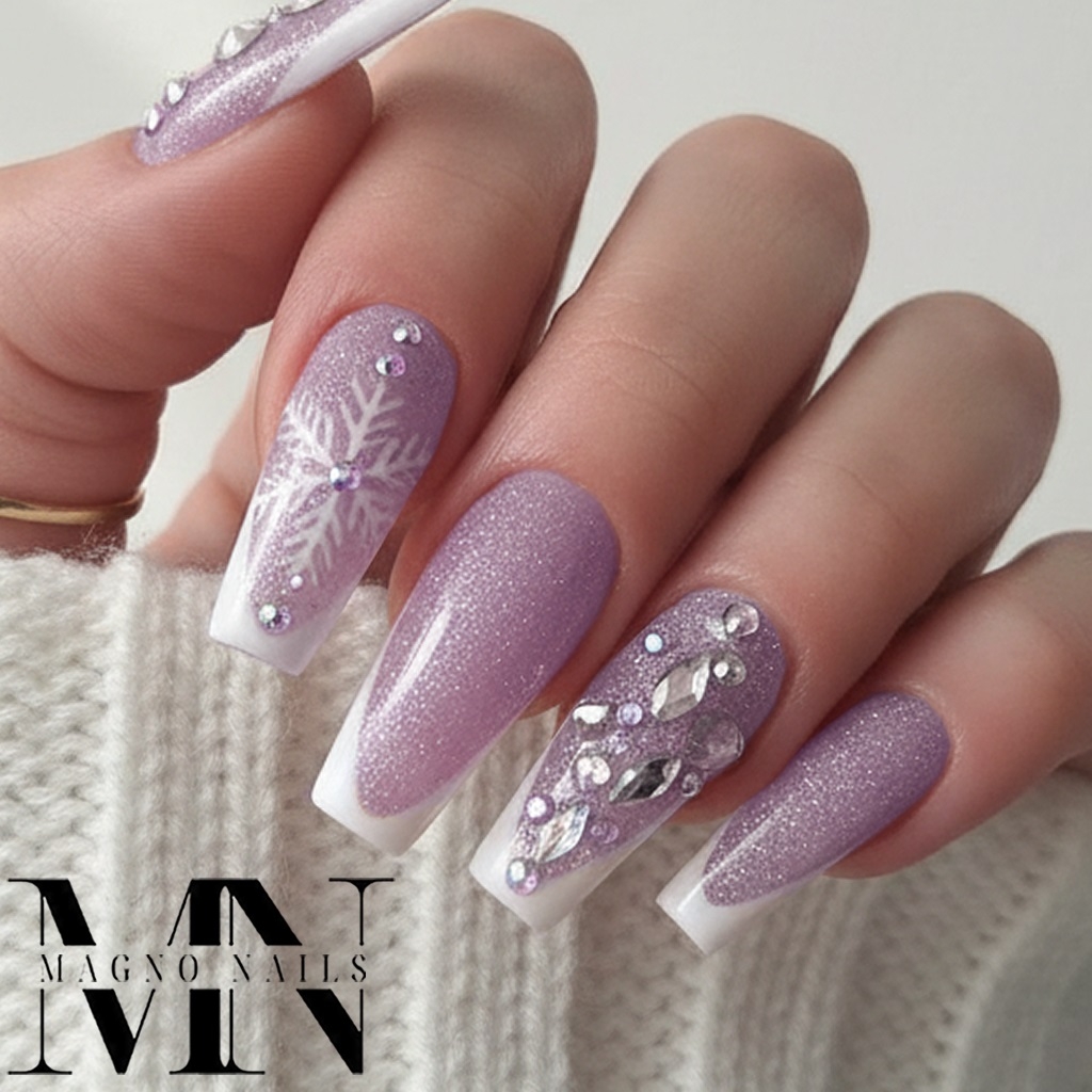 Hell Lila Makeup Gel - French Winter Design