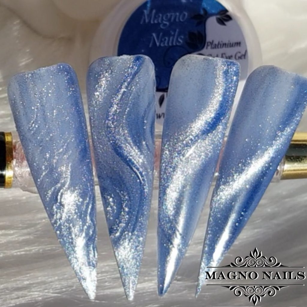 UV Gel - Platinium Cat Eye - Ocean Wave
