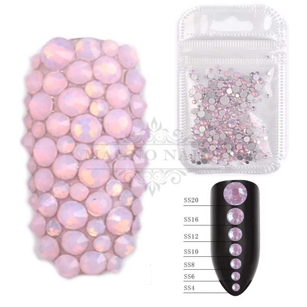 Strasssteine rund - Rosa Pearl Nageldesign Nägel Nails Nagelstudio Einleger Nailart