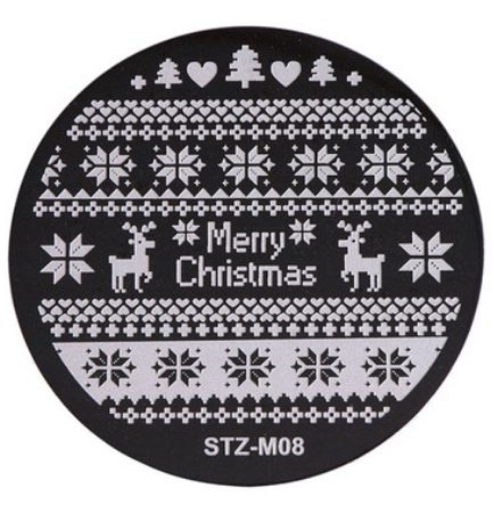 Nail Art Stamping Schablone - STZ-N02- STZ-N02