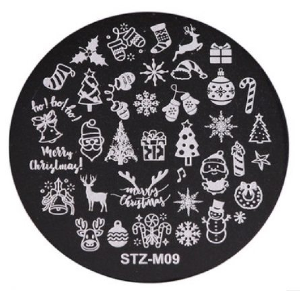 Nail Art Stamping Schablone - STZ-N02- STZ-N02