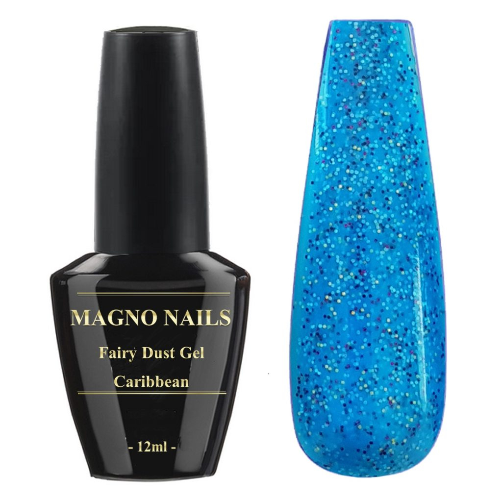 UV Gel - Fairy Dust Gel - Caribbean Nägel Nagelgel Dosen UV-Gel Color Gel Shellac Gellack Gel Lack Flaschen