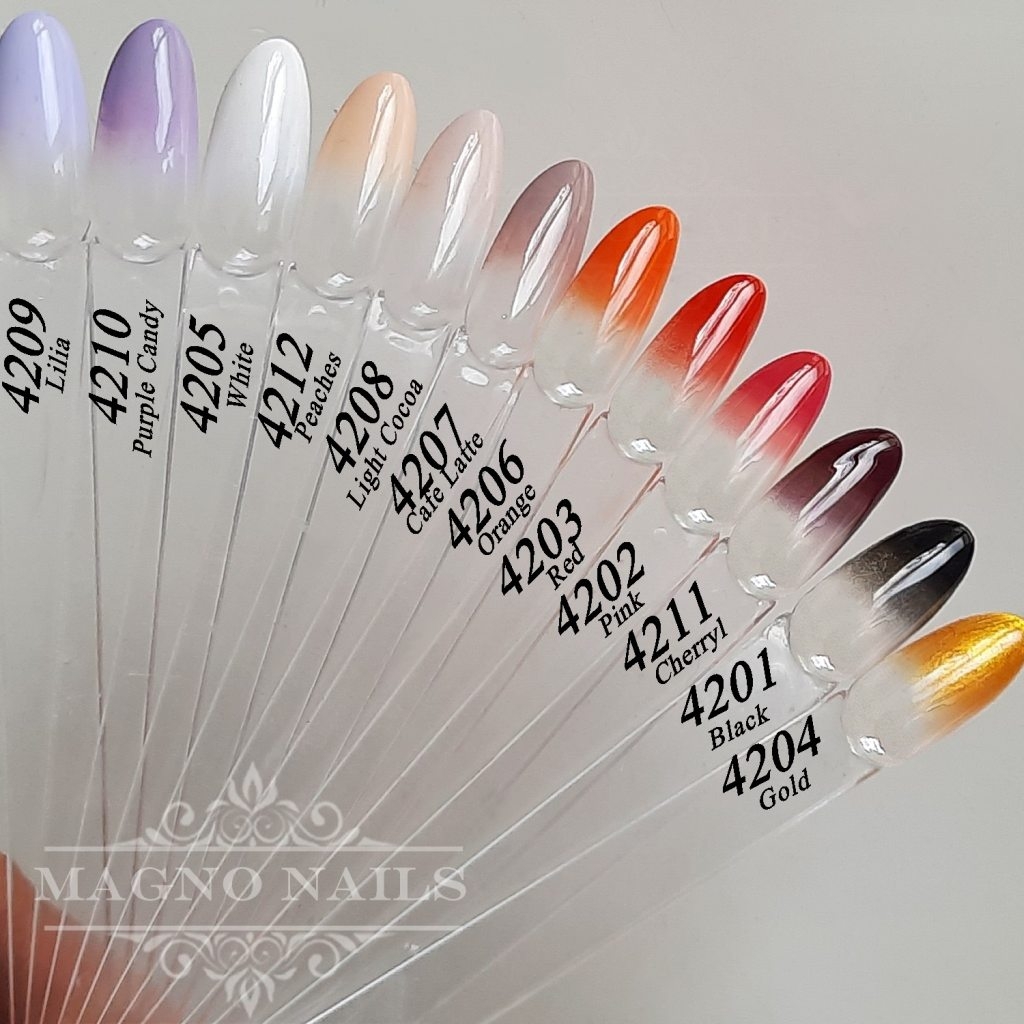 Herbstliche Ombre Farben - Nageldesign Ideen Neon
