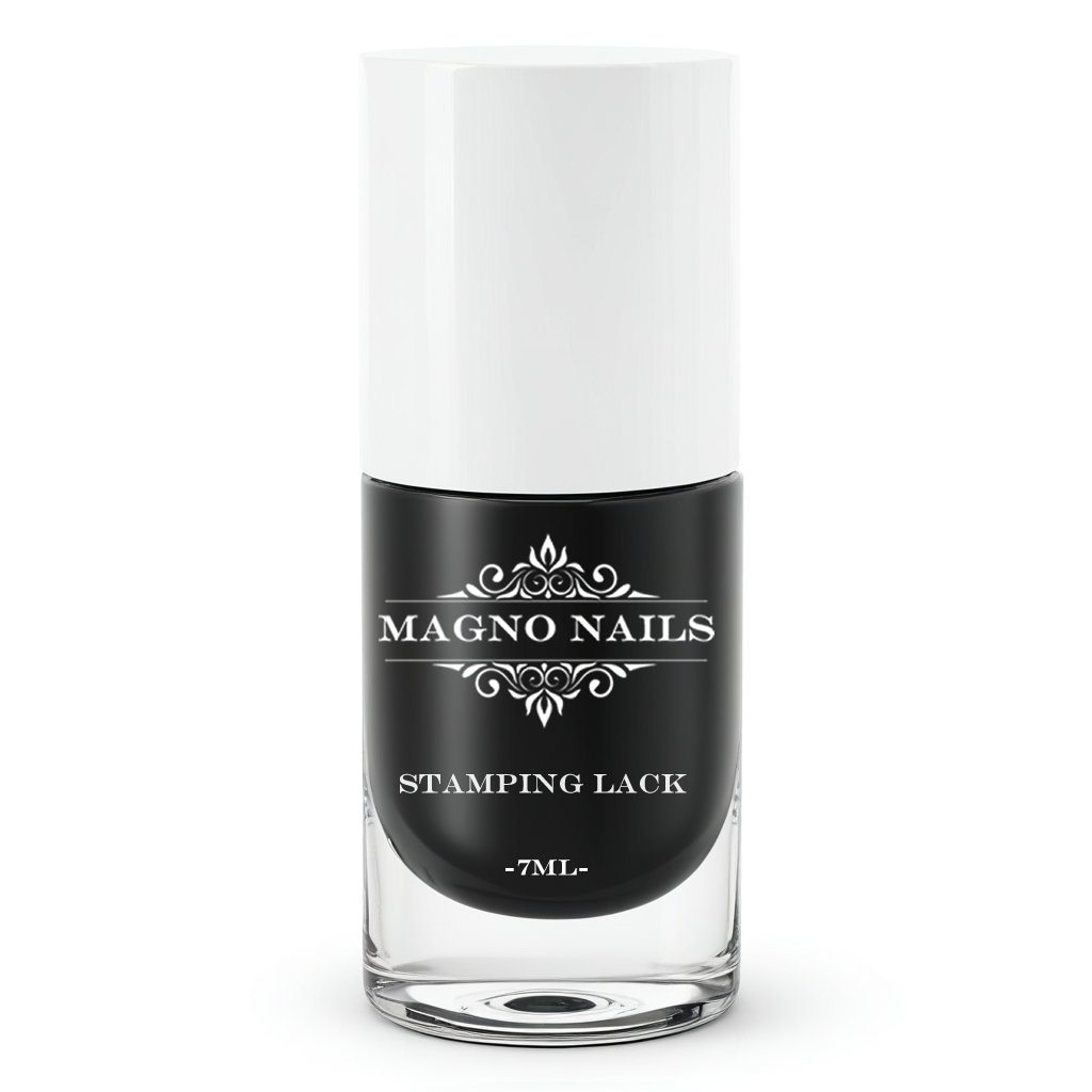 Nail Art Stamping Lack schwarz 7 ml