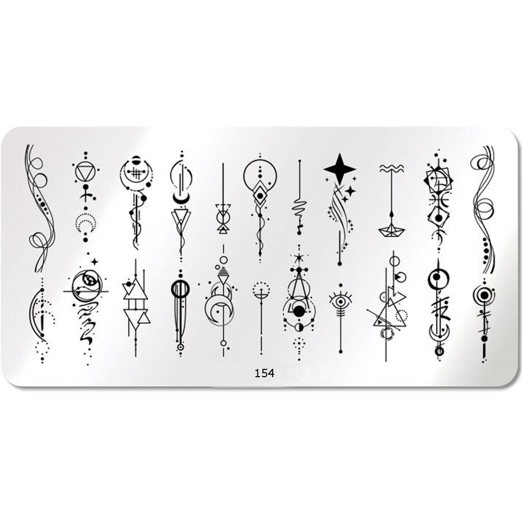 Nail Art Stamping Schablone - STZ-N02- STZ-N02