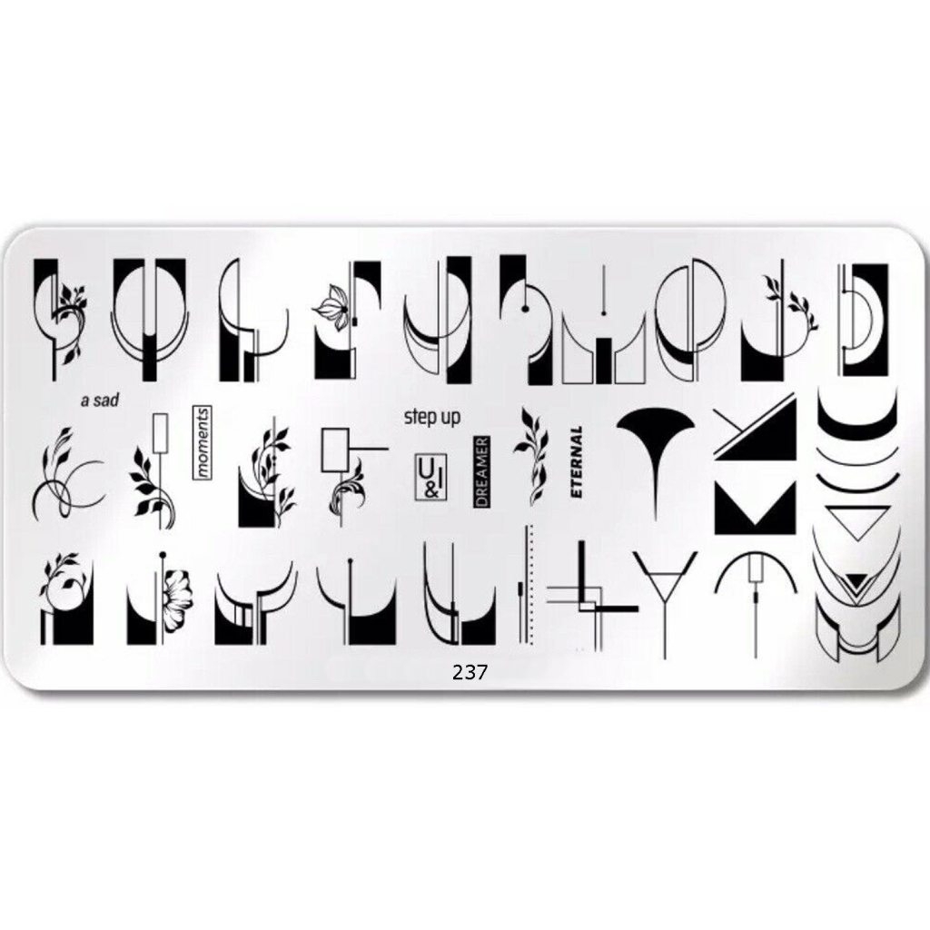 Nail Art Stamping Schablone - STZ-N02- STZ-N02