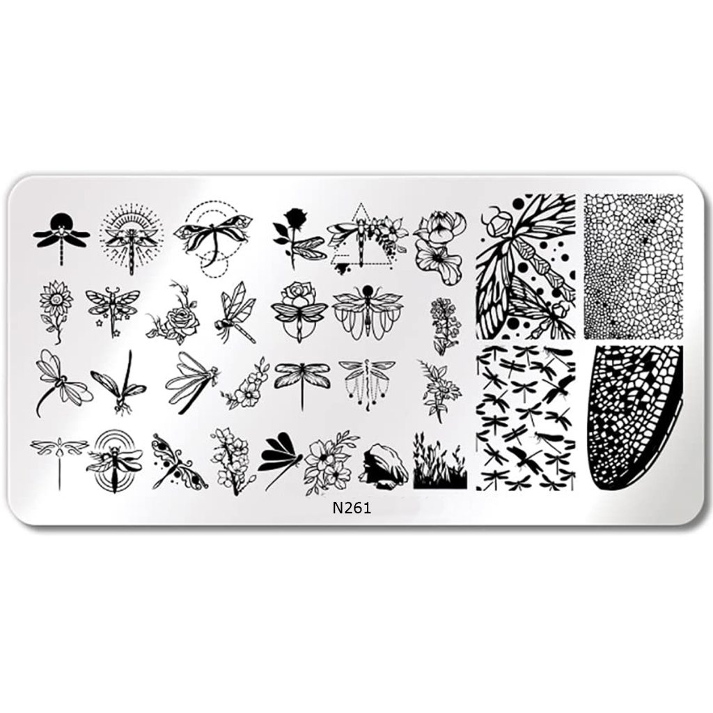 Nail Art Stamping Schablone - STZ-N02- STZ-N02