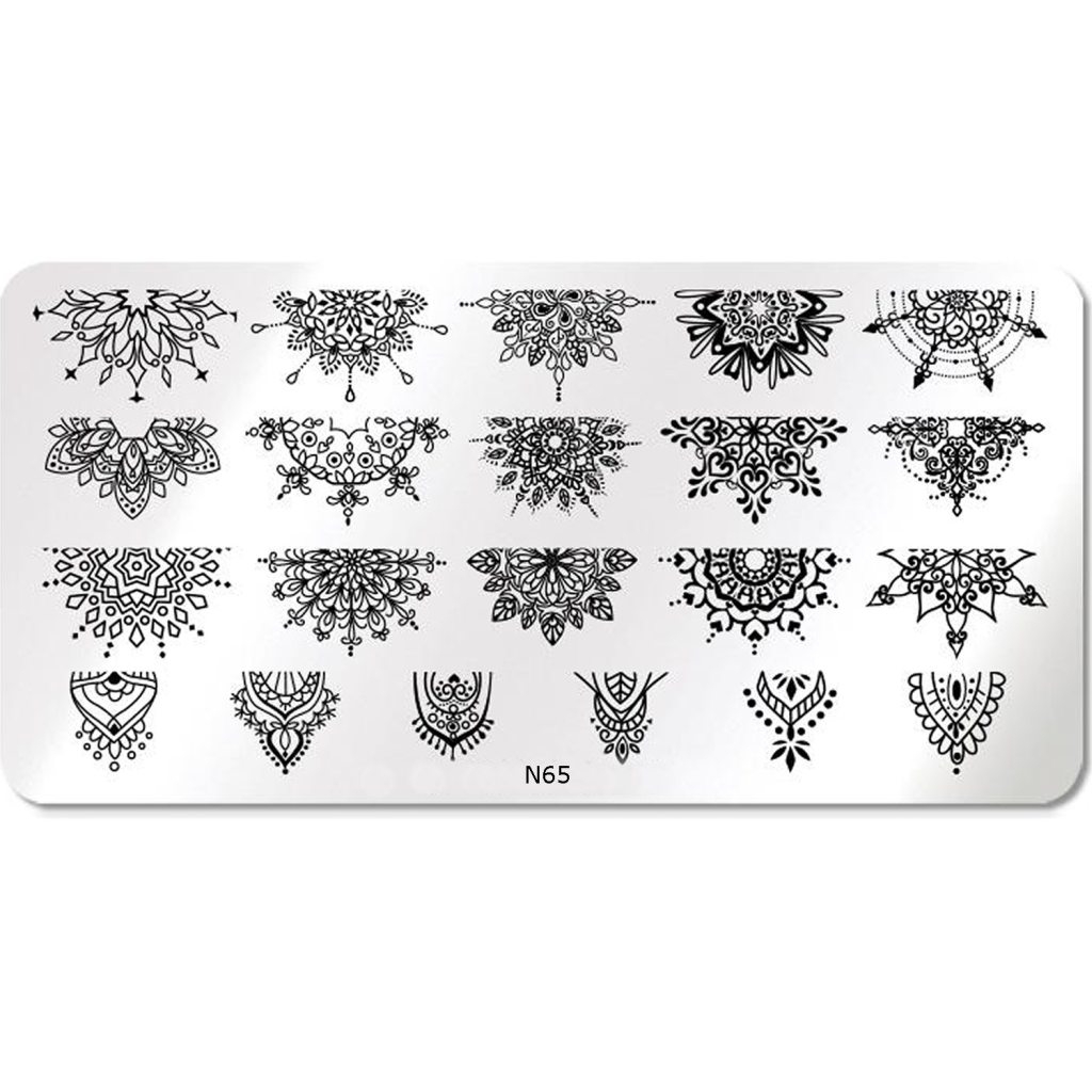 Nail Art Stamping Schablone - STZ-N02- STZ-N02