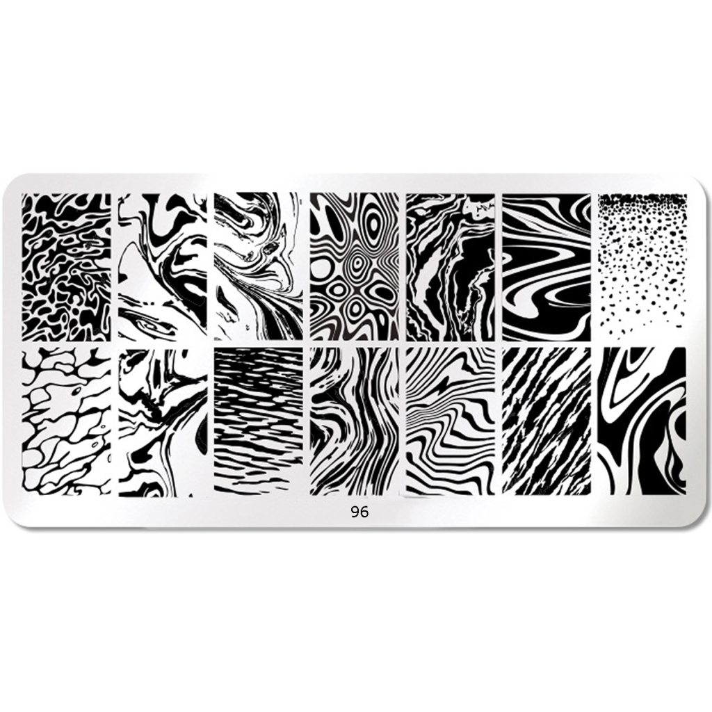 Nail Art Stamping Schablone - STZ-N02- STZ-N02