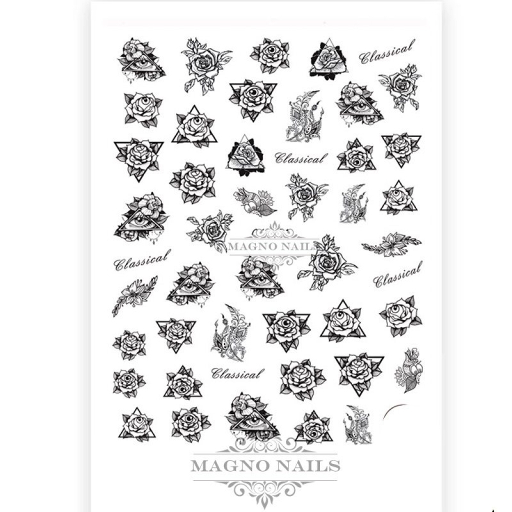 2D Nail Art Sticker