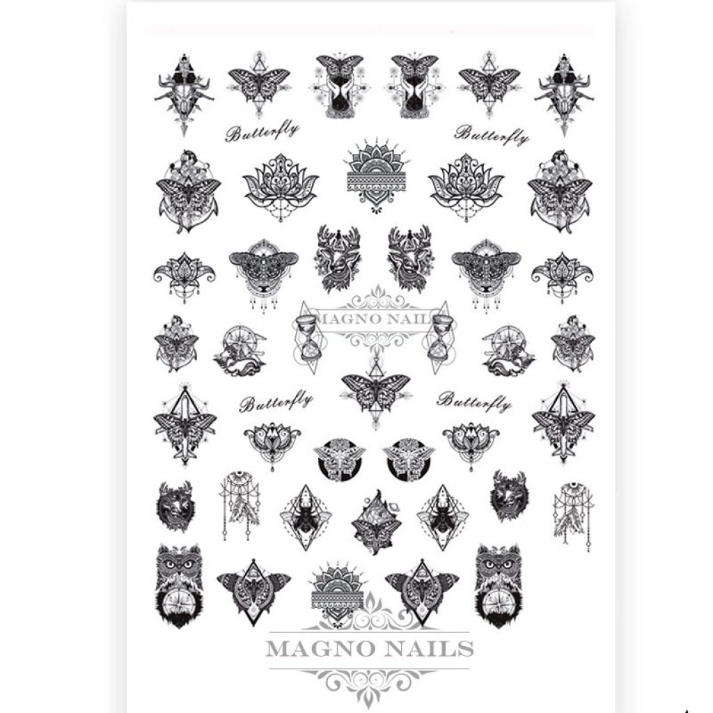2D Nail Art Sticker