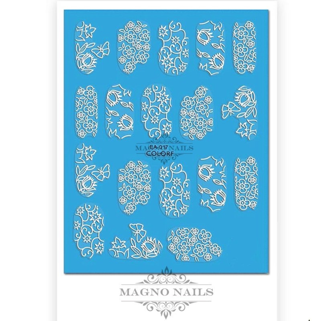 3D Design Nail Sticker - 3D Wraps Selbstklebende Nagelaufkleber Nagelsticker