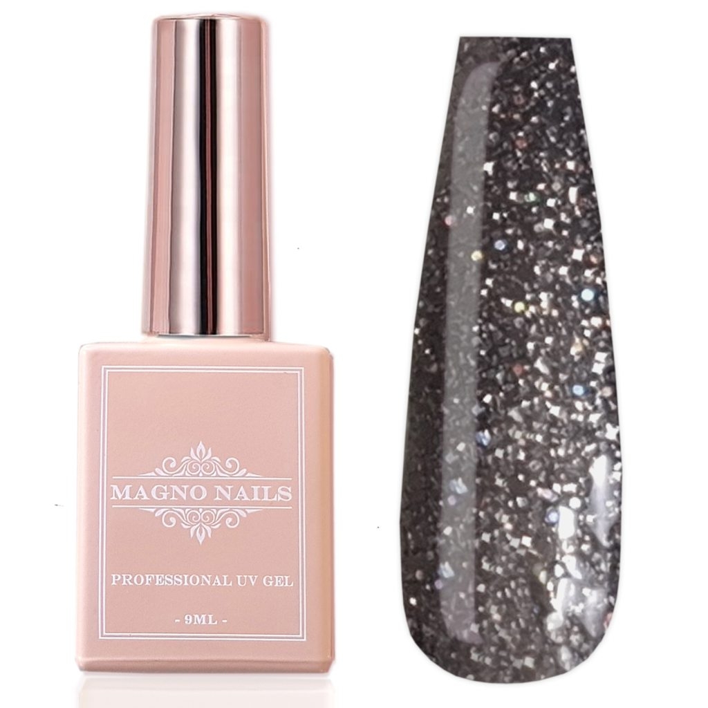 UV Gel - 4760 - Chrome Glam Gel - Black Galaxy