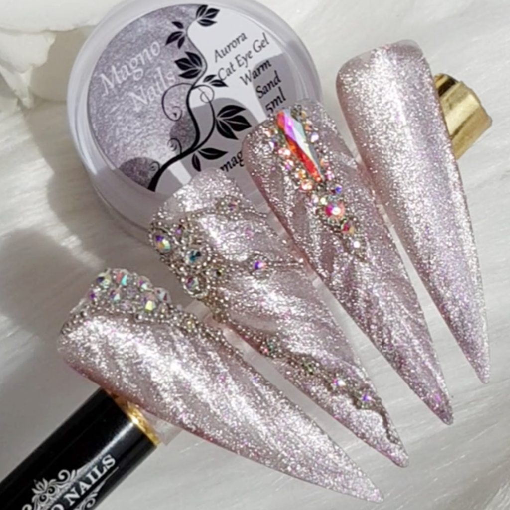 UV Gel - Aurora Cat Eye - Warm Sand