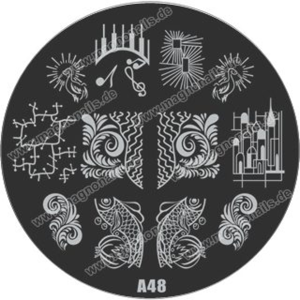 Nail Stamping Schablone