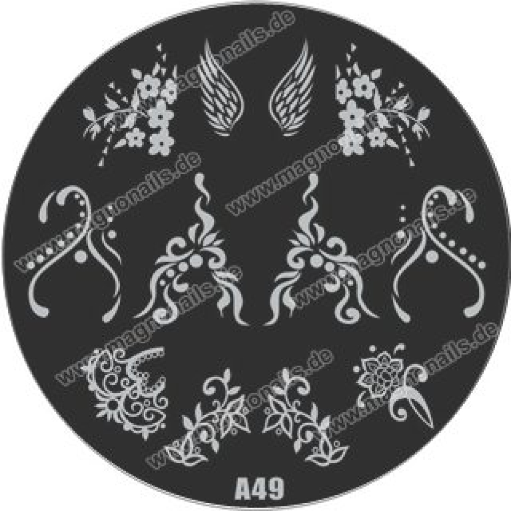 Nail Stamping Schablone