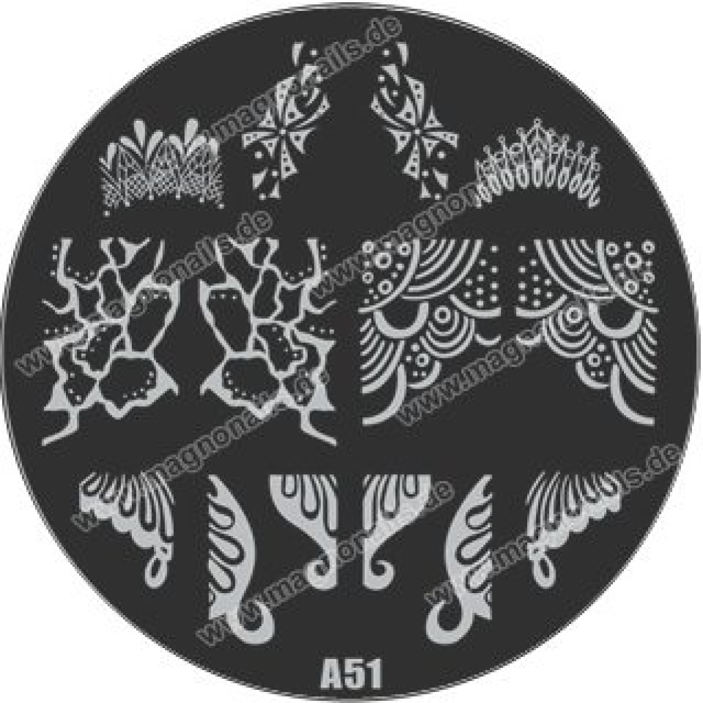 Nail Stamping Schablone